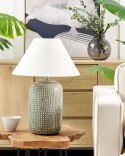 Lampa stołowa MUSSEL Ceramika Szary Lumarko!