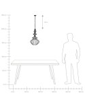Lampa wisząca KOLVA Metal Czarny Lumarko!
