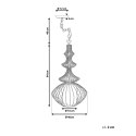 Lampa wisząca KOLVA Metal Czarny Lumarko!