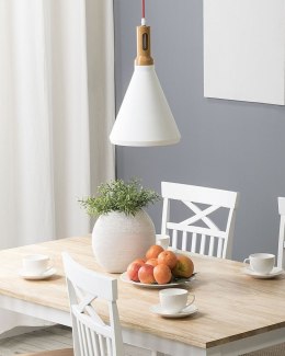 Lampa wisząca MACKENZIE Metal Biały Lumarko!