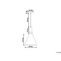 Lampa wisząca MACKENZIE Metal Biały Lumarko!