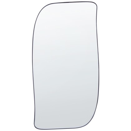 Lustro ścienne MONTCLUS 37 cm 70 cm Metal Czarny
