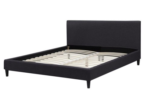 Pokrowiec na łóżko FITOU 160 x 200 cm Czarny