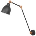 Lampa ścienna MISSISSIPPI Regulowana Metal Grafitowy Lumarko!