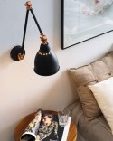 Lampa ścienna MISSISSIPPI Regulowana Metal Grafitowy Lumarko!