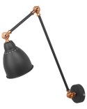 Lampa ścienna MISSISSIPPI Regulowana Metal Grafitowy Lumarko!