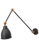 Lampa ścienna MISSISSIPPI Regulowana Metal Grafitowy Lumarko!