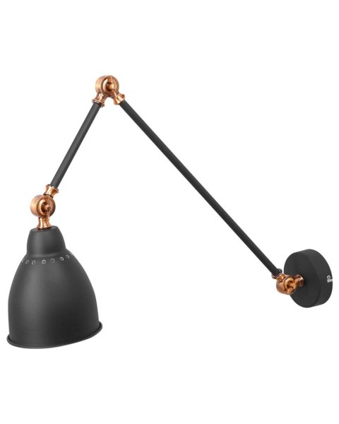Lampa ścienna MISSISSIPPI Regulowana Metal Grafitowy