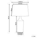 Lampa stołowa CALVAS Ceramika Kolorowy Lumarko!