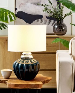Lampa stołowa NERIS Ceramika Ciemnoniebieski Lumarko!