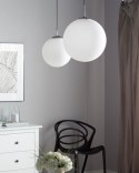 Lampa wisząca BARROW L Szkło Biały Lumarko!