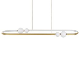 Lampa wisząca LED FEALE Metal Złoty Lumarko!