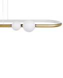 Lampa wisząca LED FEALE Metal Złoty Lumarko!