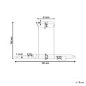 Lampa wisząca LED FEALE Metal Złoty Lumarko!