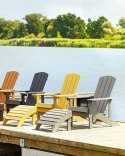Podnóżek ogrodowy ADIRONDACK Jasnobrązowy Lumarko!