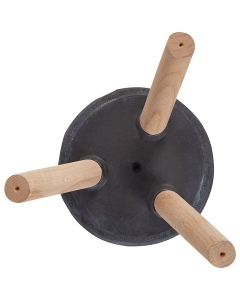 Doniczka na nóżkach BRUNNERA Ceramika 24 cm Grafitowy