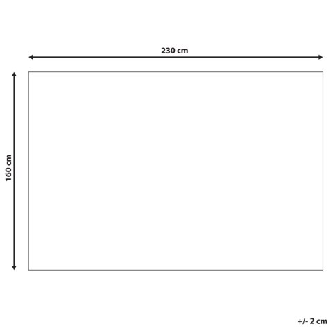 Dywan 160 x 230 cm ciemnoszary KILIS