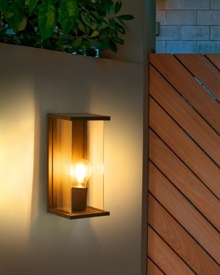 Lampa ścienna ogrodowa WAKAL Czarny