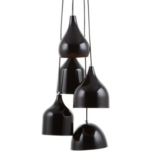 Lampa wisząca SAVIO Metal Złoty brąz Czarny
