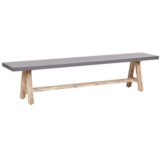 Ławka ogrodowa TONNARE 200 cm Beton Szary