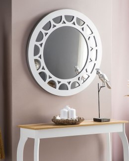 Lustro ścienne LOLIF 80 cm 80 cm Srebrny Lumarko!
