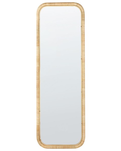 Lustro stojące MALANGE 150 cm Rattan Naturalny