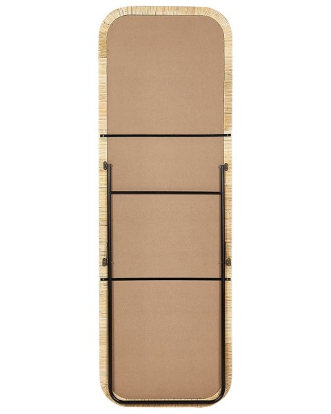 Lustro stojące MALANGE 150 cm Rattan Naturalny