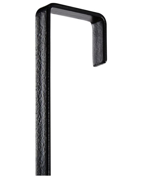 Półka wisząca łazienkowa metalowa czarna TAYASU