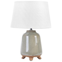 Lampa stołowa FAJARDO Ceramika Szary Lumarko!
