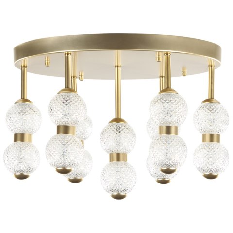 Lampa sufitowa YOWAKA Metal Złoty Lumarko!