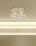 Lampa sufitowa YOWAKA Metal Złoty Lumarko!