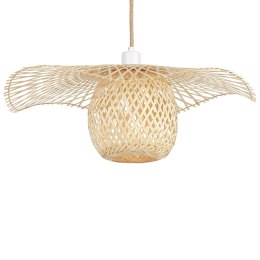 Lampa wisząca BONITO Drewno bambusowe Jasnobrązowy Lumarko!