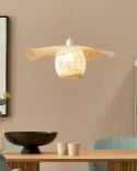 Lampa wisząca BONITO Drewno bambusowe Jasnobrązowy Lumarko!