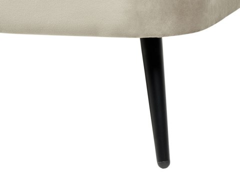 Szezlong welurowy lewostronny beżowy ALLIER