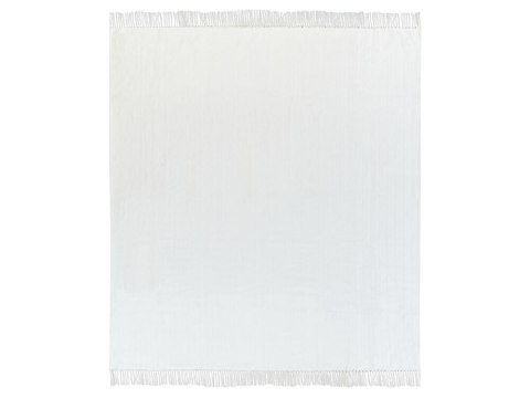 Koc AMPARA Bawełna 200 x 220 cm Złamana biel