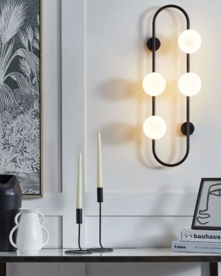 Lampa ścienna YANGO Metal Czarny