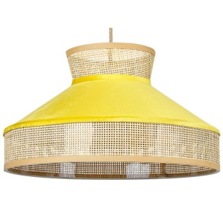 Lampa wisząca BATALI Rattan Musztardowy