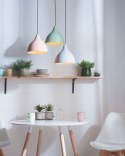 Lampa wisząca LAMBRO Beton Różowy Lumarko!