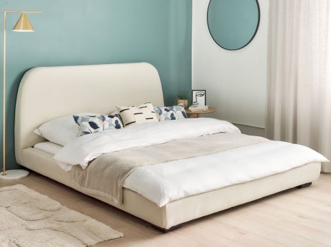 Łóżko wodne ROISEL 160 x 200 cm Kremowy