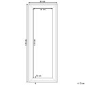 Lustro ścienne LUNEL 51 cm 141 cm Biały Lumarko!