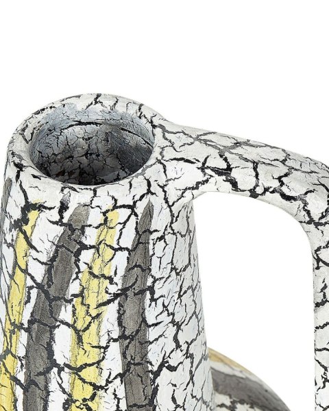 Wazon dekoracyjny MALAKKA Ceramika 34 cm Kolorowy