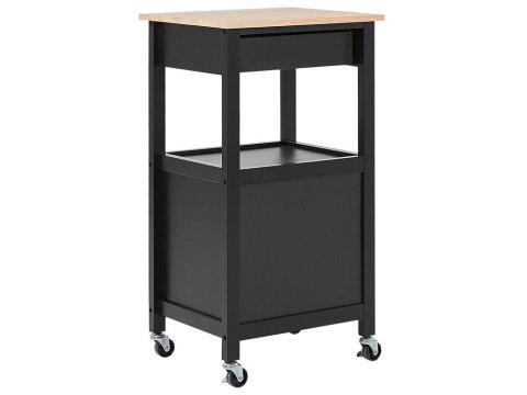 Wózek kuchenny SIENA Czarny