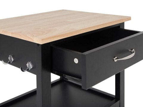 Wózek kuchenny SIENA Czarny