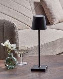 Bezprzewodowa lampa stołowa LED BACEIRO Ze ściemniaczem Metal Czarny Lumarko!