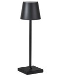 Bezprzewodowa lampa stołowa LED BACEIRO Ze ściemniaczem Metal Czarny Lumarko!