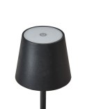 Bezprzewodowa lampa stołowa LED BACEIRO Ze ściemniaczem Metal Czarny Lumarko!