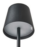 Bezprzewodowa lampa stołowa LED BACEIRO Ze ściemniaczem Metal Czarny Lumarko!