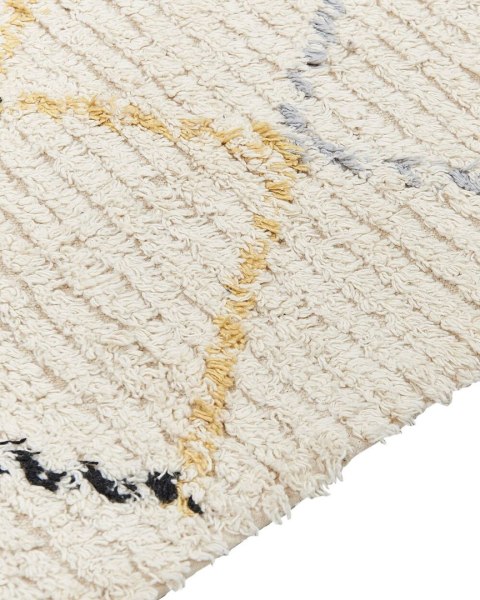 Dywan bawełniany 140 x 200 cm beżowy TEZPUR