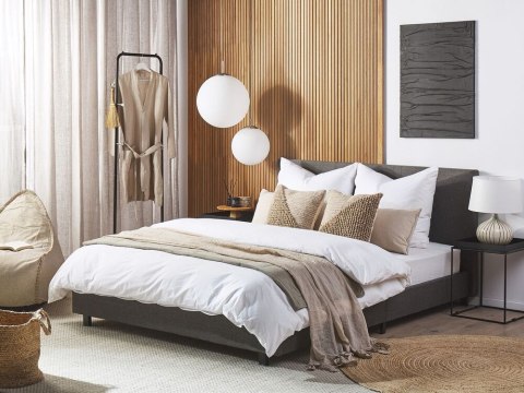 Łóżko ALBI 160 x 200 cm Szary