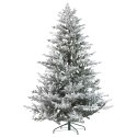 Ośnieżona sztuczna choinka 210 cm biała BRISCO Lumarko!